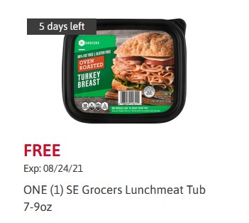 Winn-Dixie: FREE SE Grocers Lunchmeat thru 8/24