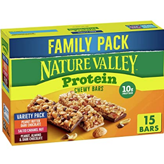 Nature Valley Chewy Granola Bars, Protein Variety Pack 15 ct as low as $6.50 shipped!