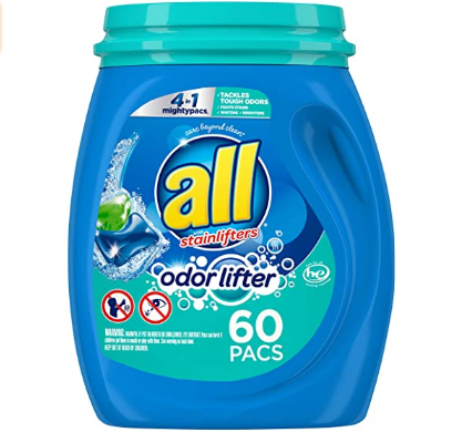 all Mighty Pacs Laundry Detergent 60 Count under $9!
