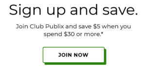 Publix: $5 off Coupon | Sign Up for Club Publix