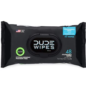 Amazon: Dude Wipes 48ct pack under $2.60 SHIPPED!
