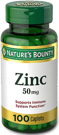 Nature’s Bounty Zinc 100 ct under $3.50!