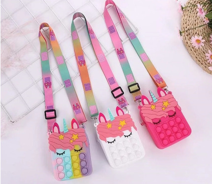 Unicorn Purse Fidget Poppers BOGO $12.99 with FREE Shipping!
