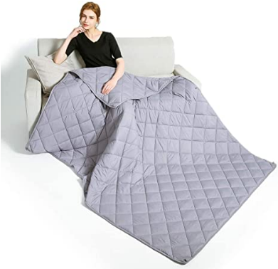 Qusleep Diamond Weighted Blanket under $22!