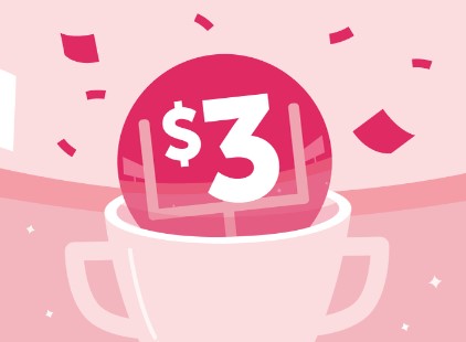 Ibotta: NEW $3.00 Field Goal Bonus!