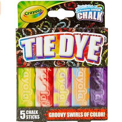 Crayola Sidewalk Chalk: Glitter and Tie Dye Packs – under $4!