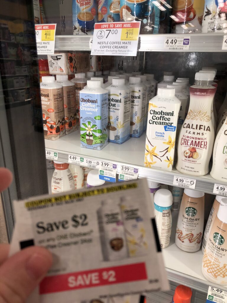 Chobani Coffee Creamers as low as $1.99 at Publix!