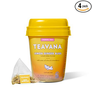 Teavana Lemon Ginger Bliss, Herbal Tea 48 Sachets for under $16!