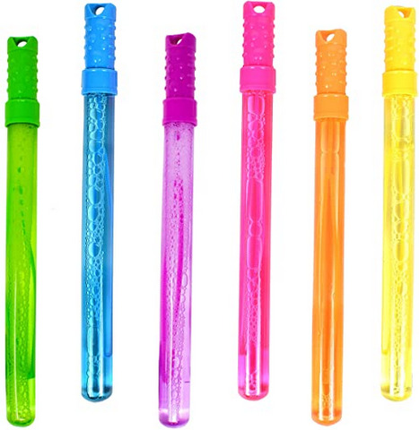 Sunny Days 4oz Bubble Wands – 6 Pack UNDER FOUR Bucks!