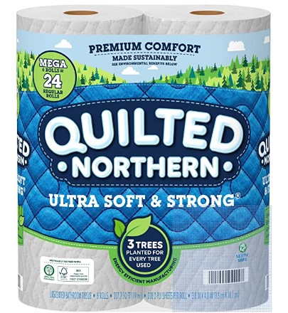 Quilted Northern 6 Mega Roll Bath Tissue under $6!