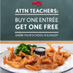Red Lobster: BOGO Entrees for Teachers!