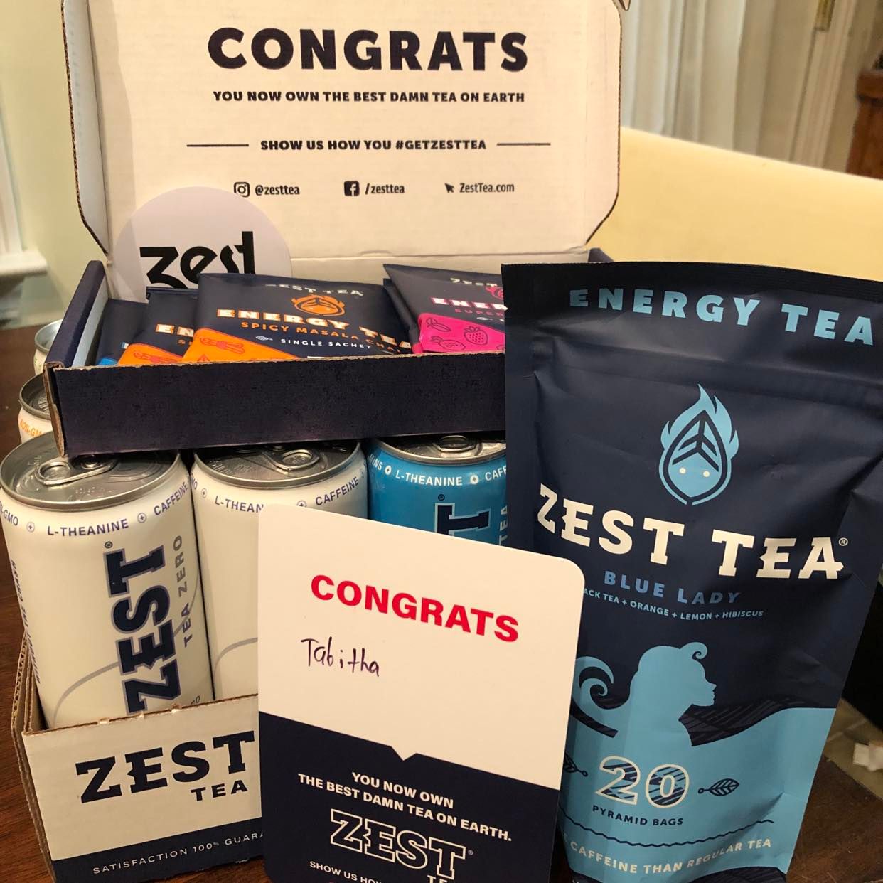 Zest Tea Giveaway! PlantPowered Energy Tea Prize Pack (ends 7/30)