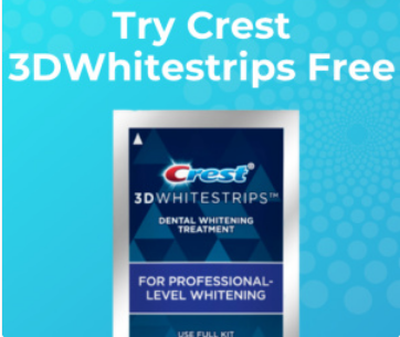 Free Sample of Crest 3D White Strips