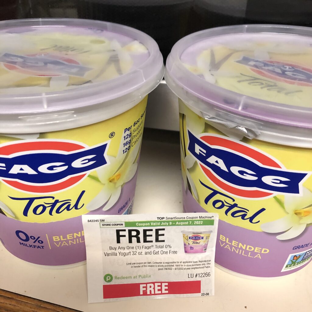 Publix: Get TWO Fage Total Yogurt 32oz for under $2!