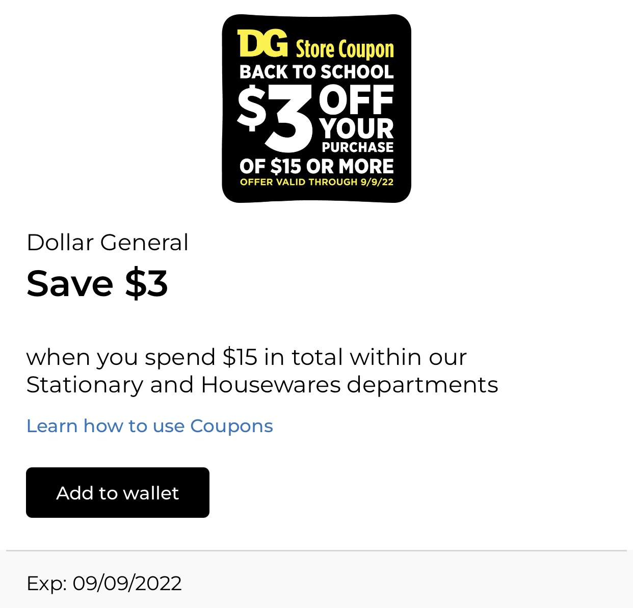  3 15 Household Items School Supplies At Dollar General