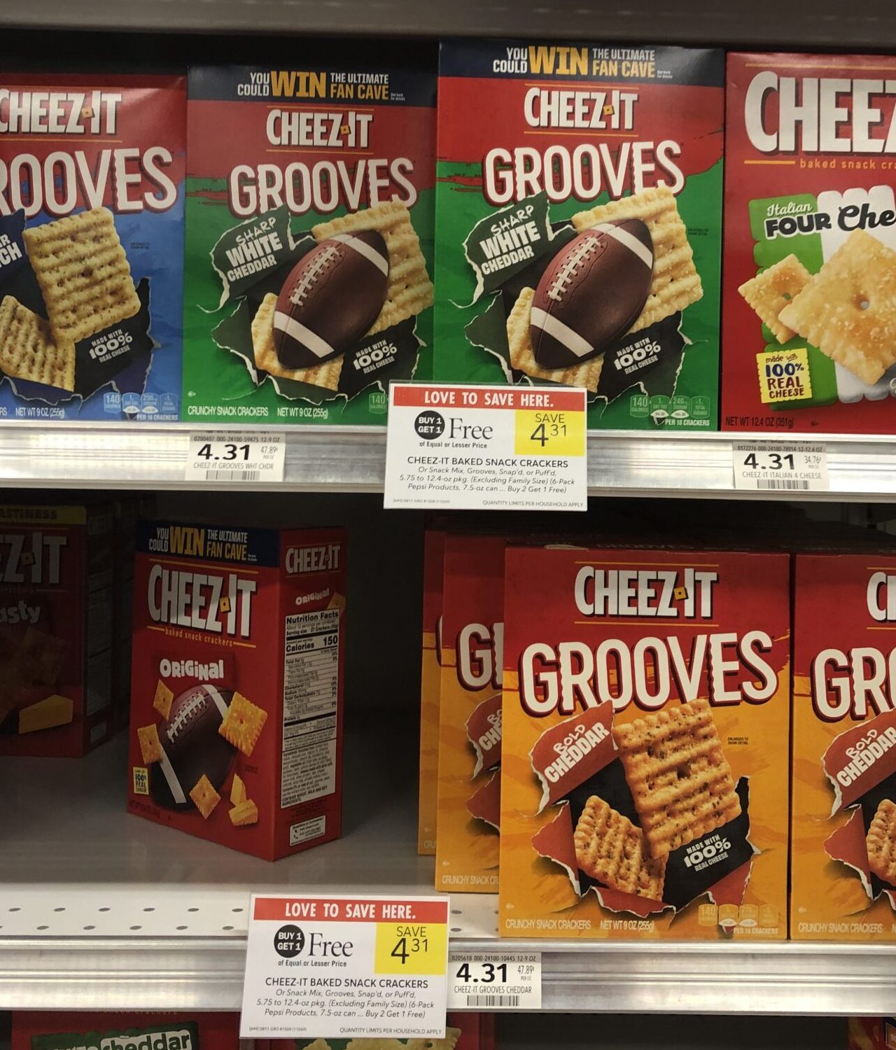 Publix BOGO Cheezits plus Ibotta Cash Back!