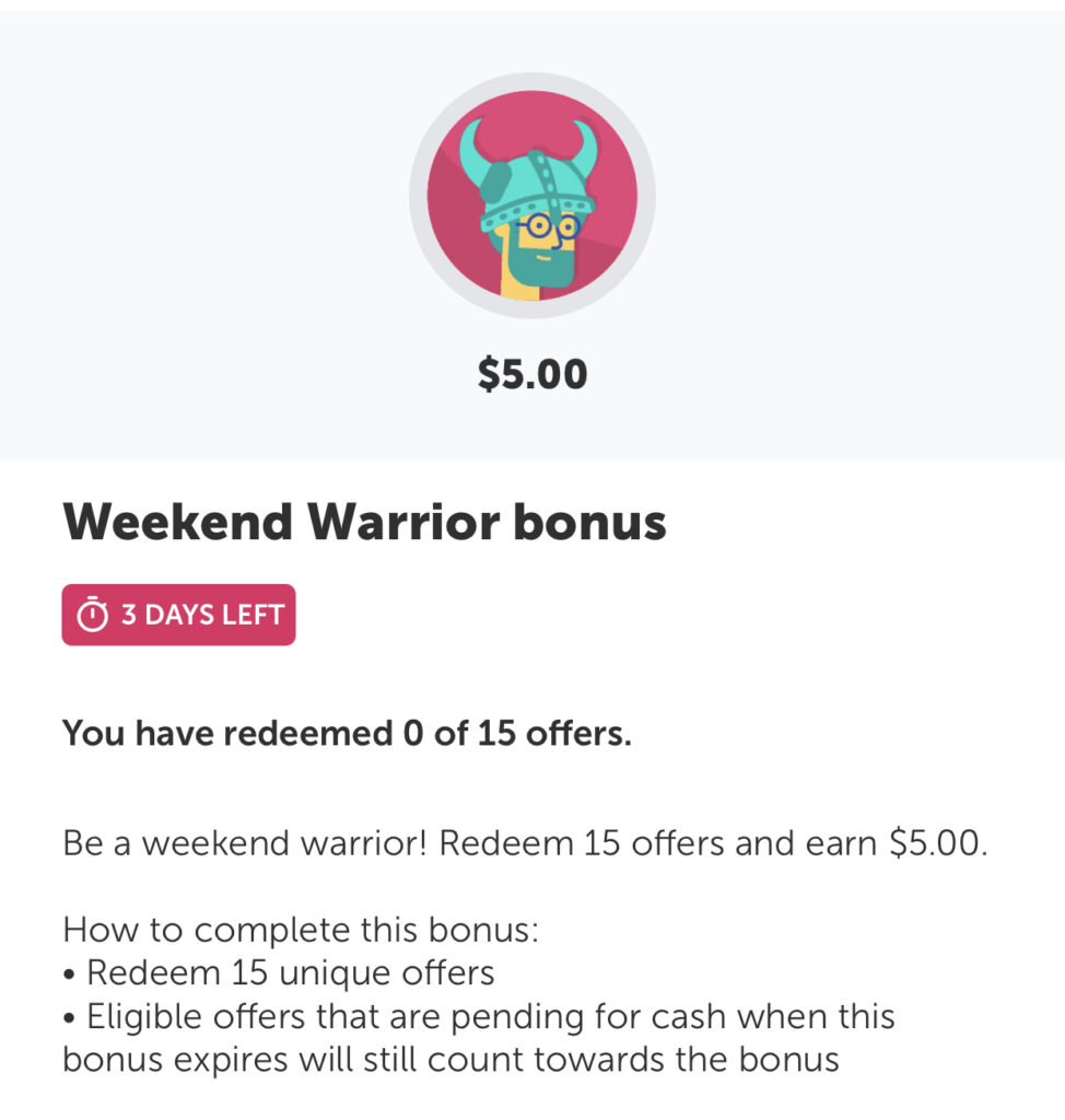Ibotta: $5 Weekend Bonus & $10 Tailgate Time Bonus!