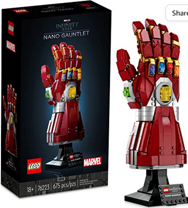 *Prime Exclusive* LEGO Marvel Nano Gauntlet Iron Man Building Set – SAVE 30%!!