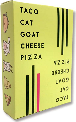 Taco Cat Goat Cheese Pizza card game under $8!