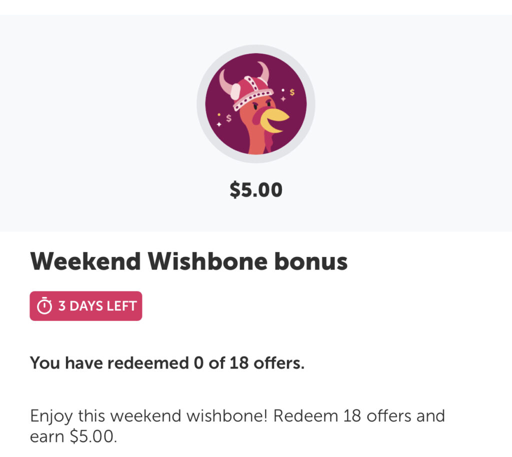 Ibotta: $5 Weekend Bonus Cash Back