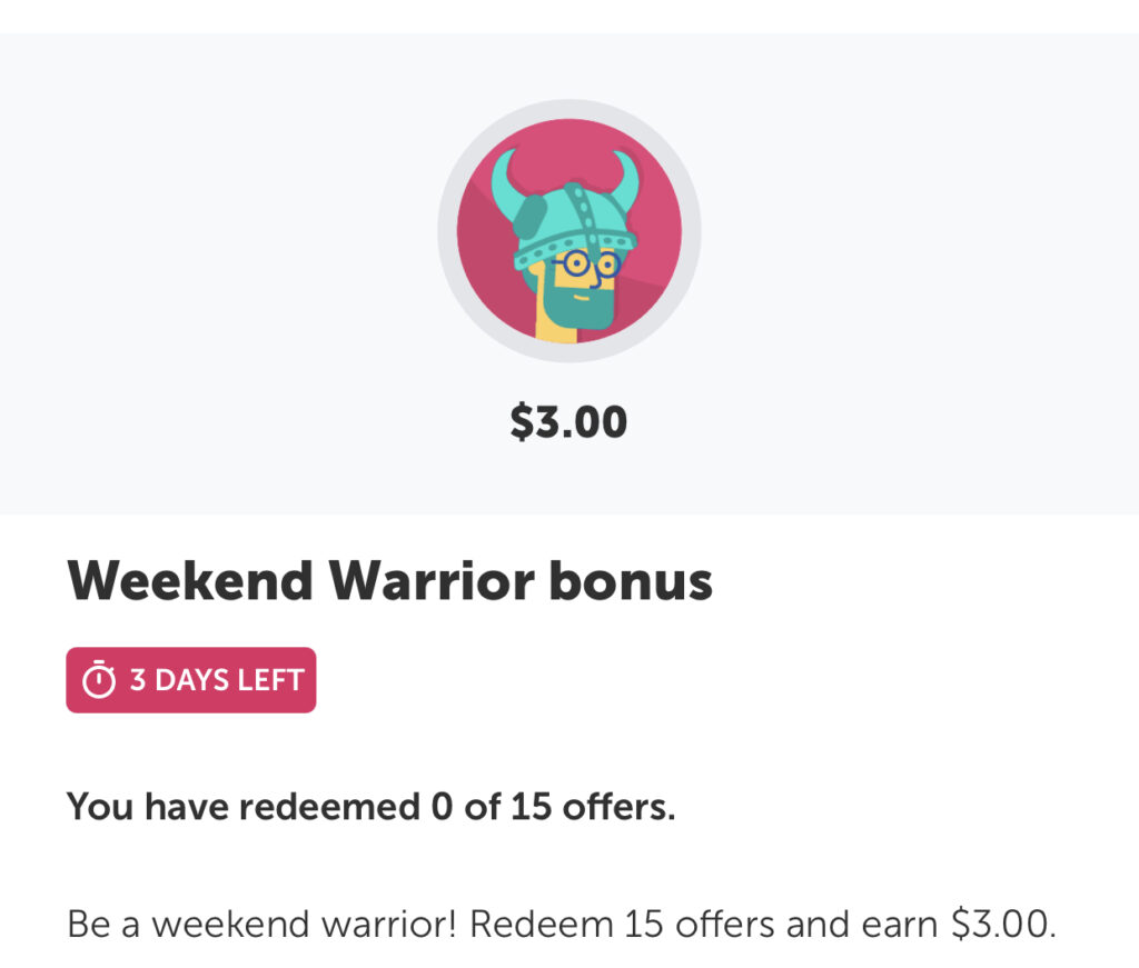 Ibotta: $5 Weekend Bonus Cash Back