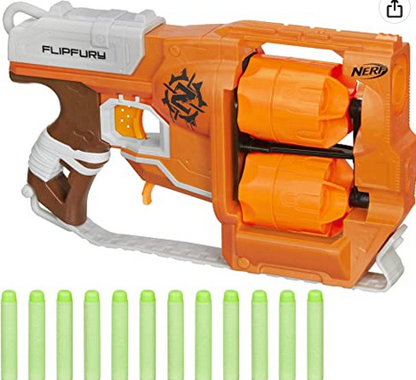Nerf Zombie Strike FlipFury Blaster 50% off!