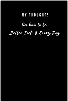 My Thoughts 6×9 Lined Journal with 120 Pages under a buck!