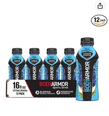 Body Armor Blue Raspberry 12 pack - under $.90 per drink after discount!