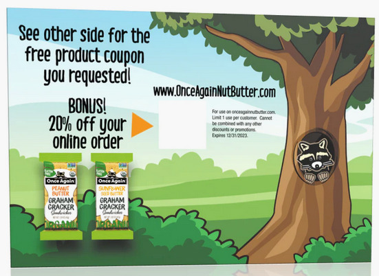 FREE Once Again Graham Crackers (request coupon)