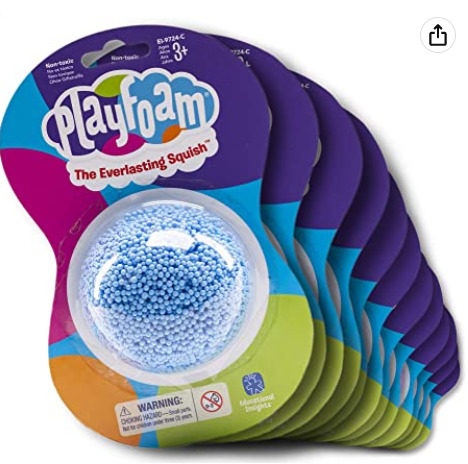 Educational Insights Playfoam Classic Jumbo Pod, Set of 12,