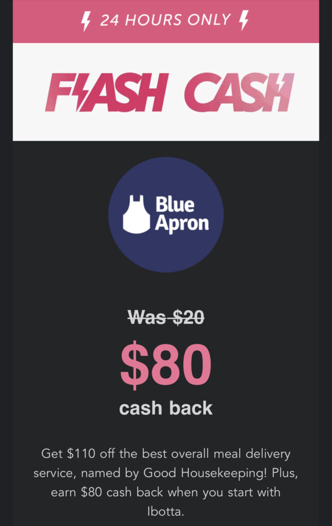 $80 cash back for NEW Blue Apron Subscribers (FREE Meals delivered to your door!)