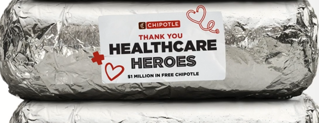 Chipotle: Healthcare Heroes Sweepstakes! Sign up Now before it runs out!