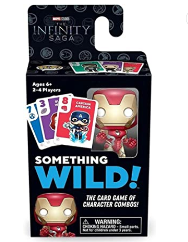 Something Wild! Card Game with mini Iron Man Funko Pop under $3!