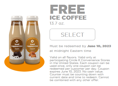 Circle K: FREE Food & Drink thru June 10th!