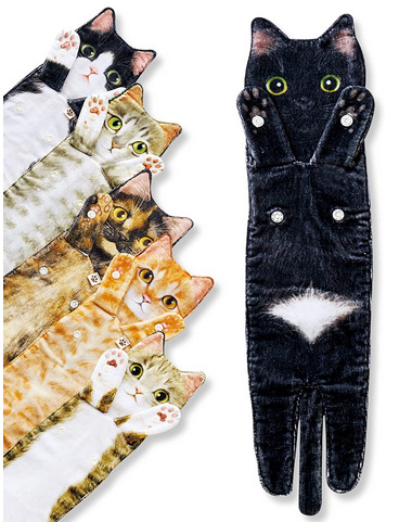 Cat Shaped Hand Towels: 40% off Coupon Code