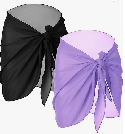 Amazon: 2pk Women’s Swimsuit Coverup Sarongs for ten bucks!