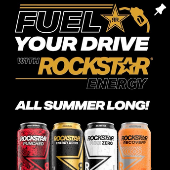 Two FREE Rockstar Energy Drinks after Rebate!