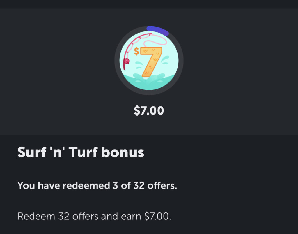Ibotta: New $7 Surf ‘n Turf Bonus