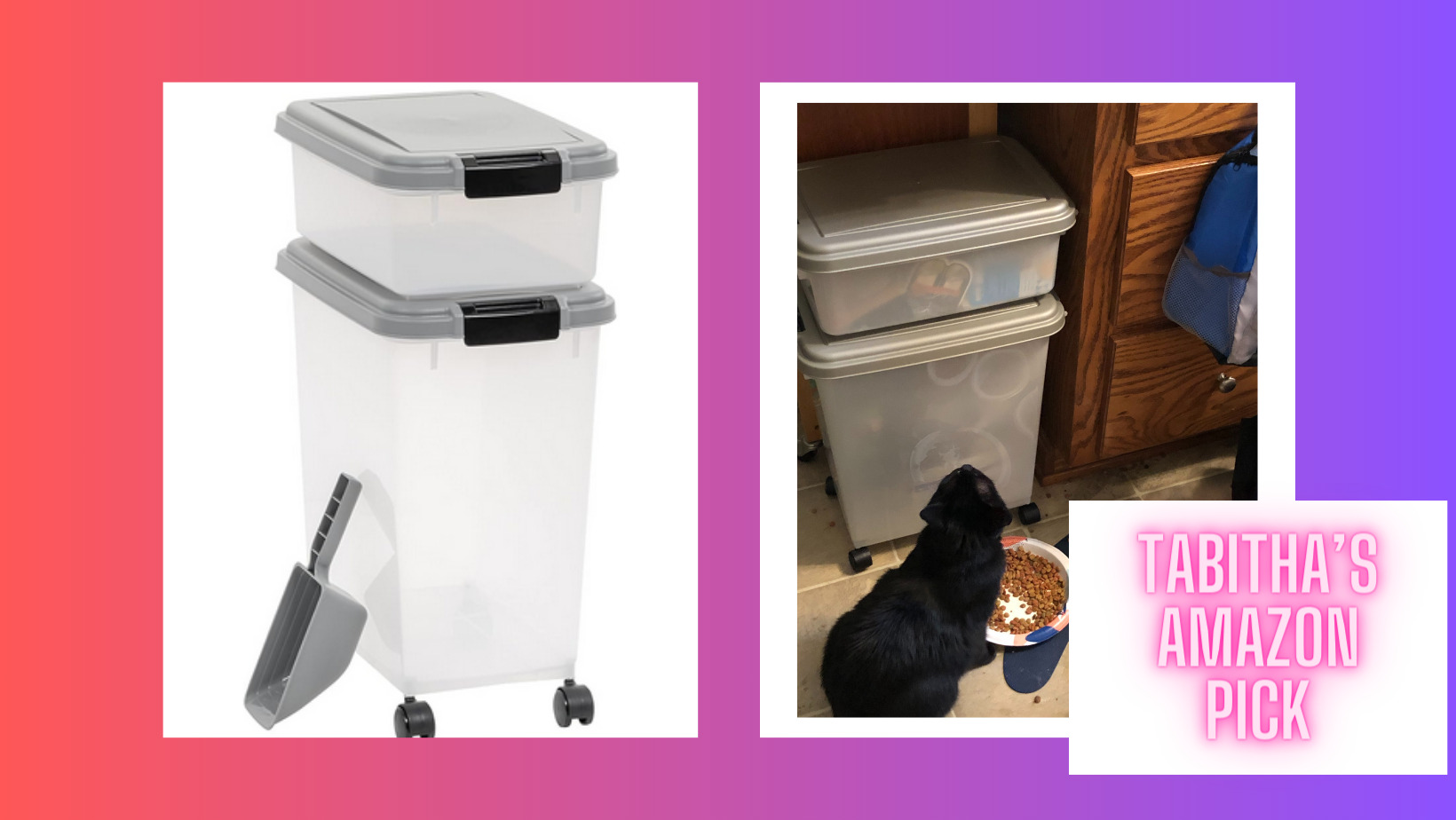 Prime Big Deal 3 Piece Pet Food Storage Combo under 17