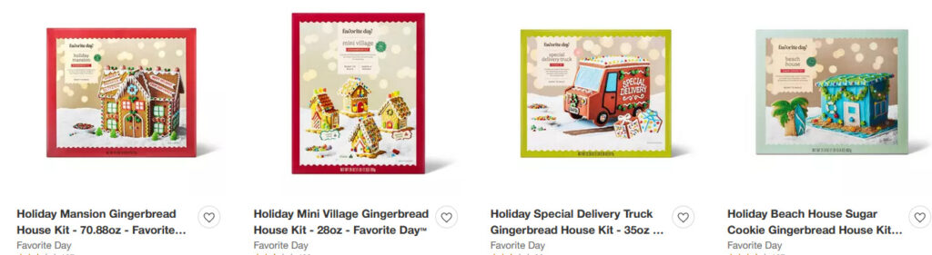 Target: 25% off Gingerbread House Kits through December 13th