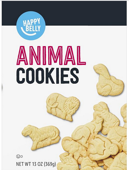 Amazon: Happy Belly Animal Cookies, 13 Ounce under $2.00!