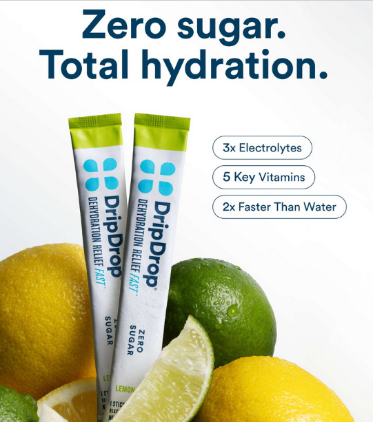 FREE Sample of DripDrop Zero Drink Mix