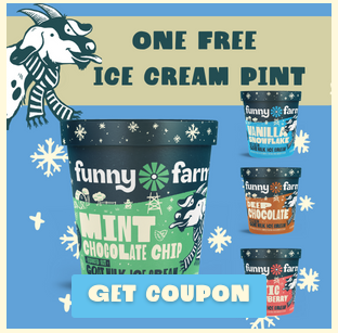FREE Funny Farm Ice Cream Coupon