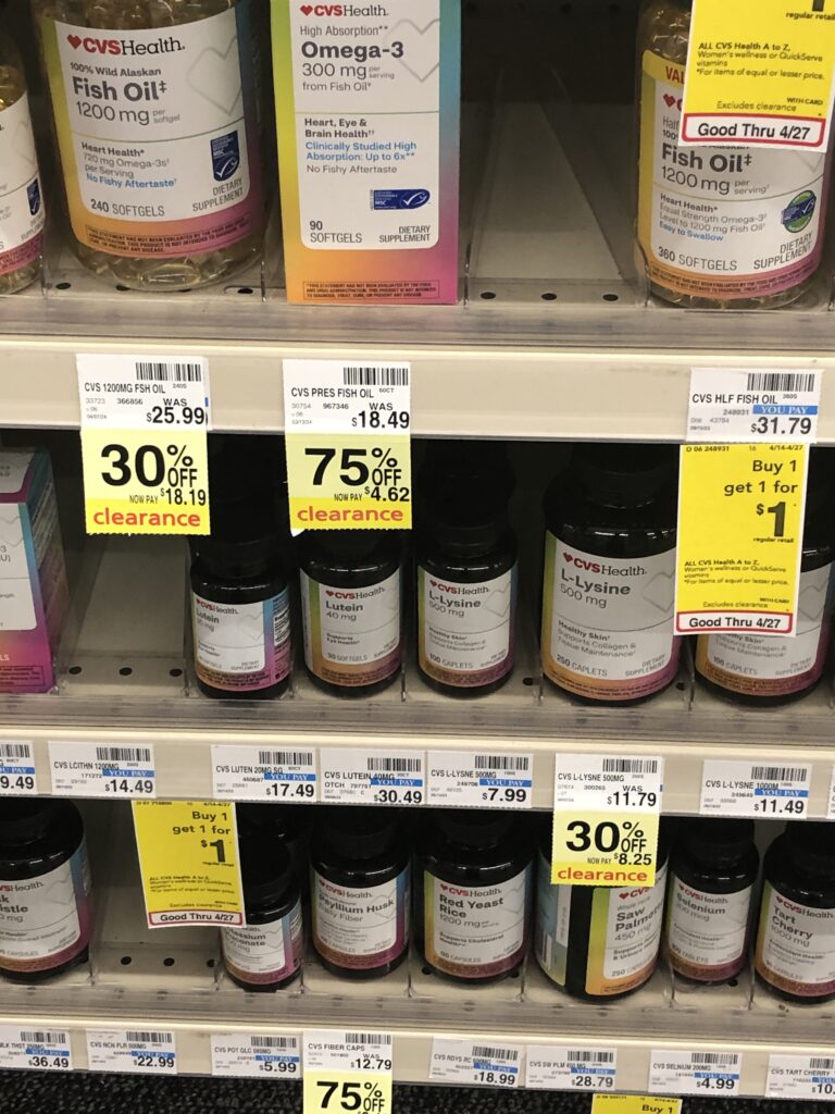 CVS: Vitamin and Supplement Clearance + Coupon!