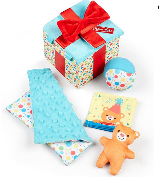Melissa & Doug Wooden Surprise Gift Box Infant Toy under $9.00!