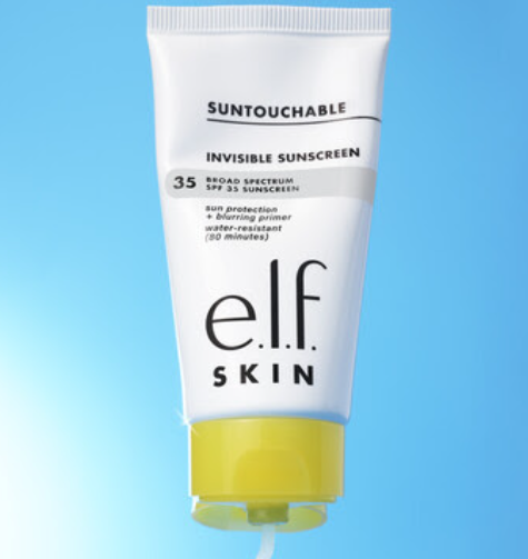 e.l.f cosmetics: FREE Suntouchable Invisible Sunscreen with $25 Purchase
