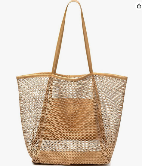 Large Mesh Tote Bag under $5!