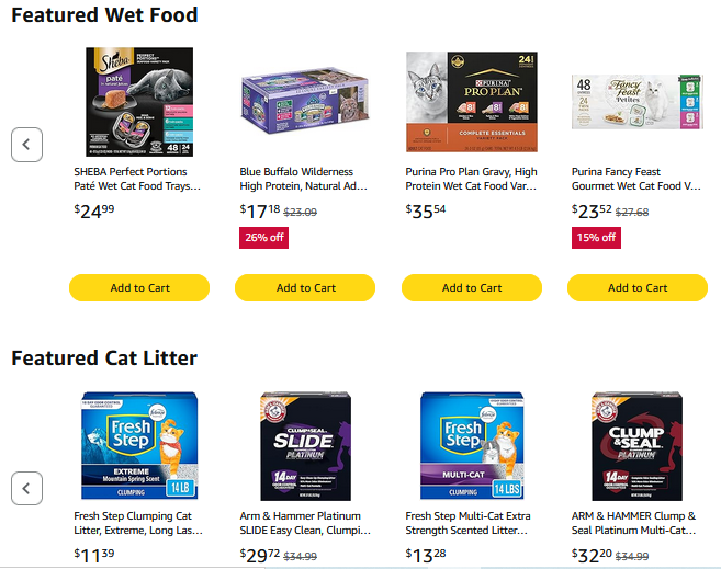 It’s CAT WEEK on Amazon! Save $15 off $60 purchase!