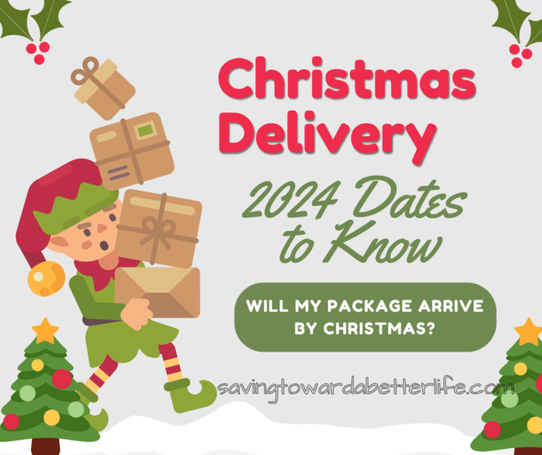 2024 Shipping and Retailer Cutoff Dates for Christmas Delivery!