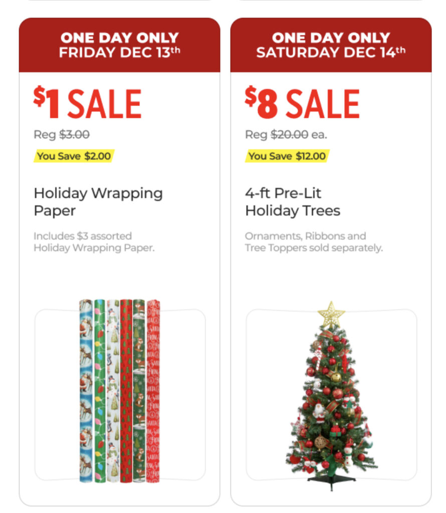 Dollar General 24 Days of Savings Friday and Saturday Deals!